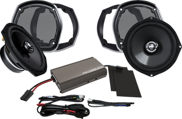 Hogtunes Amplifier/Speaker Kit - 225 W - Lower Fairing 702-XL AMP KIT