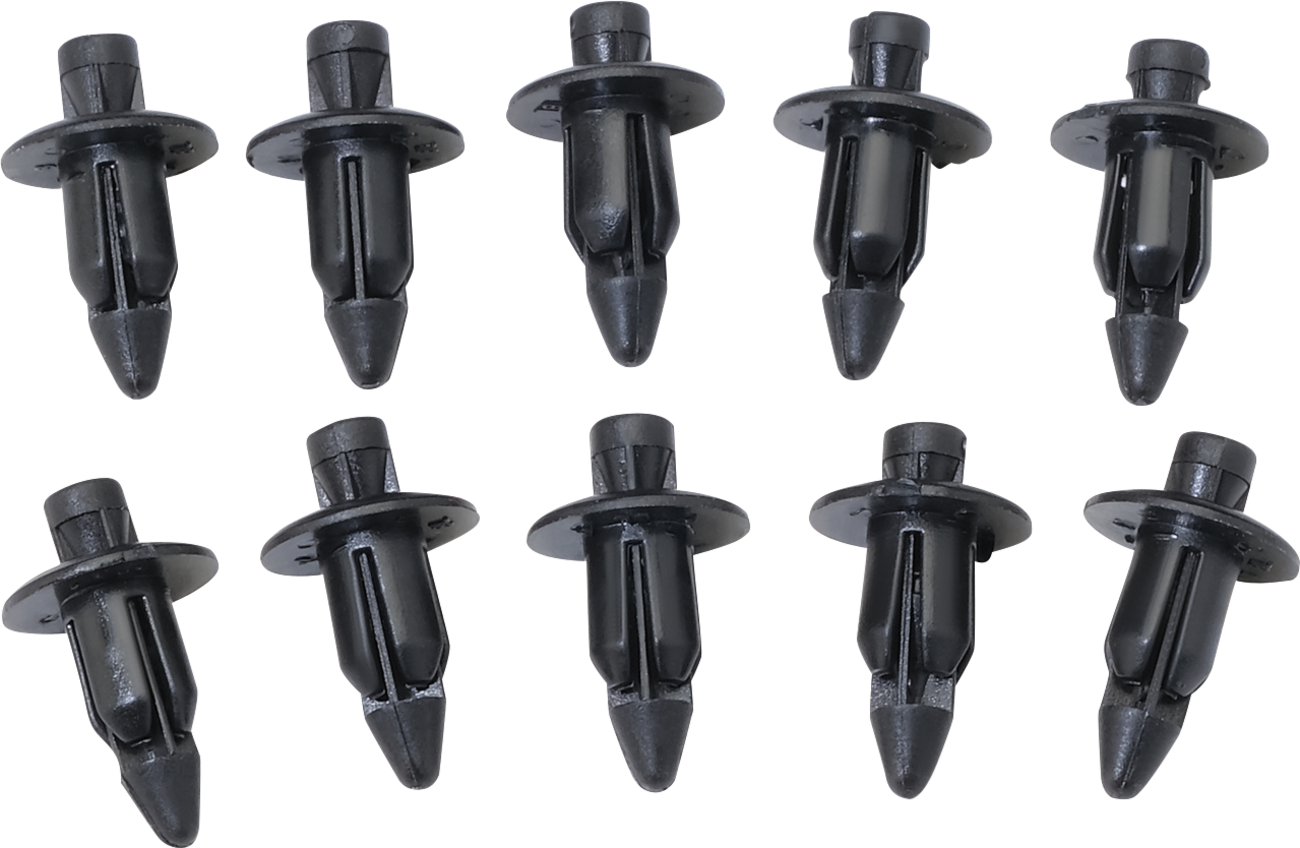 MOOSE RACING Push Rivet Kit - 3-Stage - M6 - 10 Pack 1725 by Moose Racing