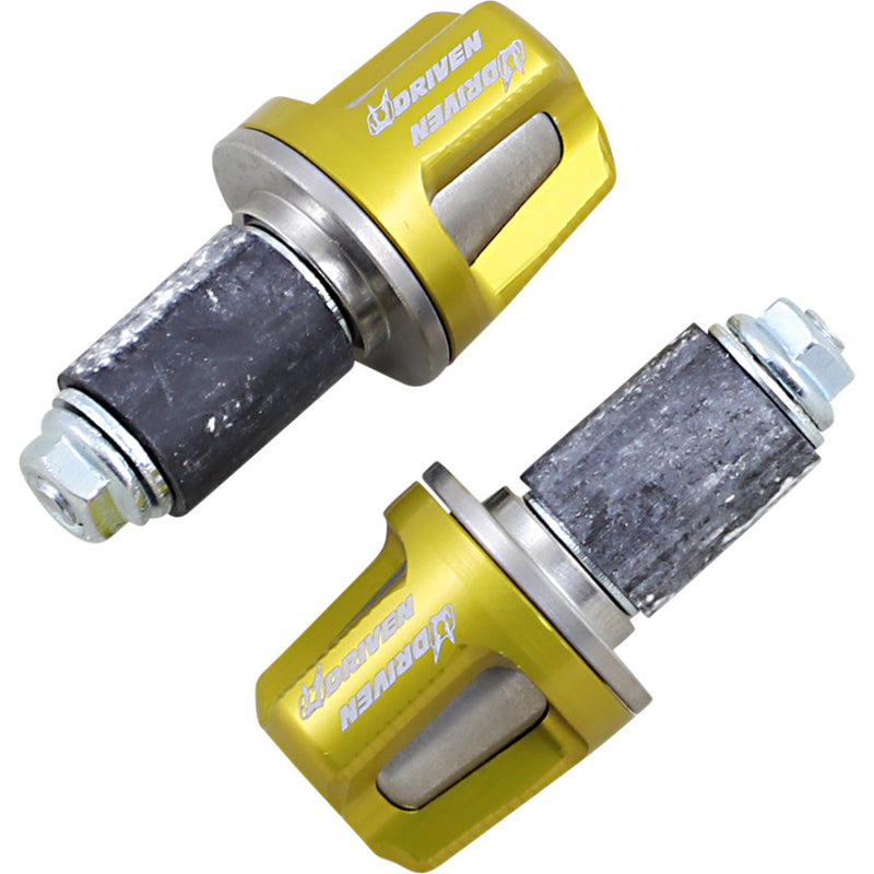 DRIVEN RACING Revolt Bar Ends - Gold DBEW-RE-GD