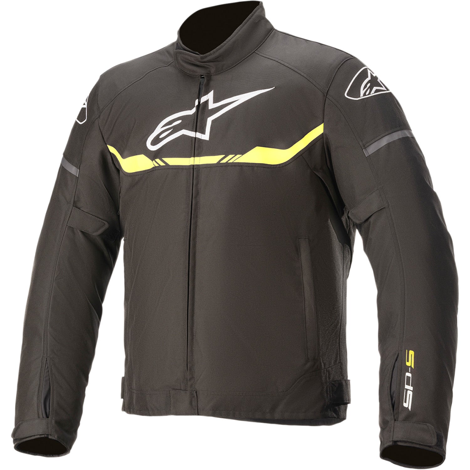 ALPINESTARS T-SP S Waterproof Jacket - Black/Yellow - Small 3200120-155-S