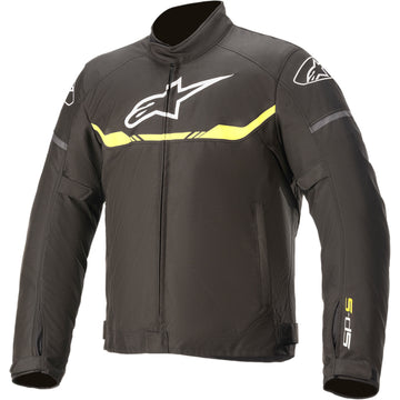 ALPINESTARS T-SP S Waterproof Jacket - Black/Yellow - Large 3200120-155-L