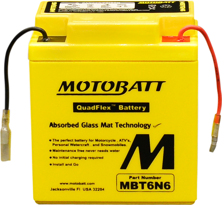 Battery Mbt6n6 Sealed Factory Activated
