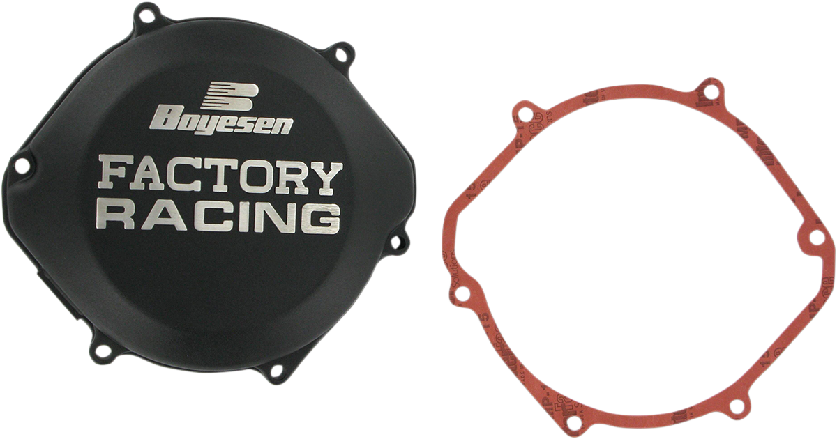 BOYESEN Clutch Cover - Black - Honda CC02B