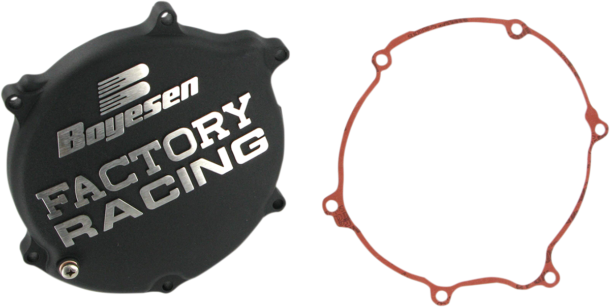 BOYESEN Clutch Cover - Black - Kawasaki CC-11AB