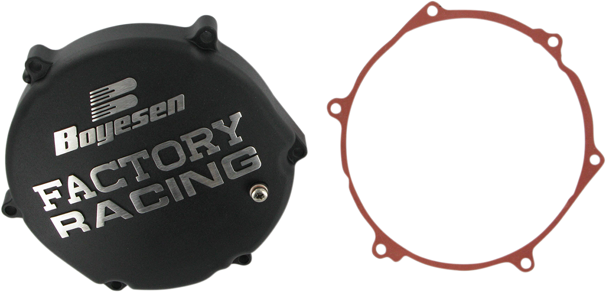 BOYESEN Clutch Cover - Black - Kawasaki CC-12AB