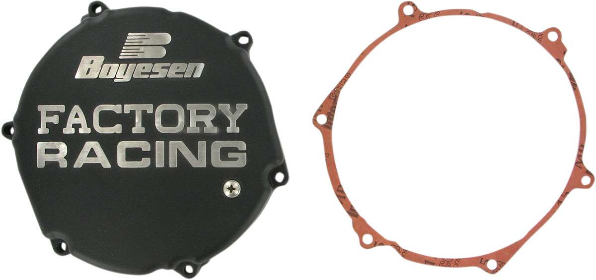 BOYESEN Clutch Cover - Black - Kawasaki CC12B