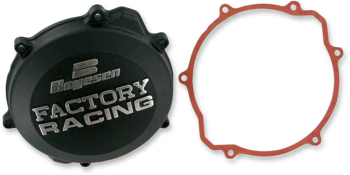 BOYESEN Clutch Cover - Black - Yamaha CC32AB