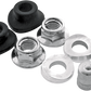 BOLT Rim Lock/Valve Stem/Seal Kit - Black/Silver 2007-RVS