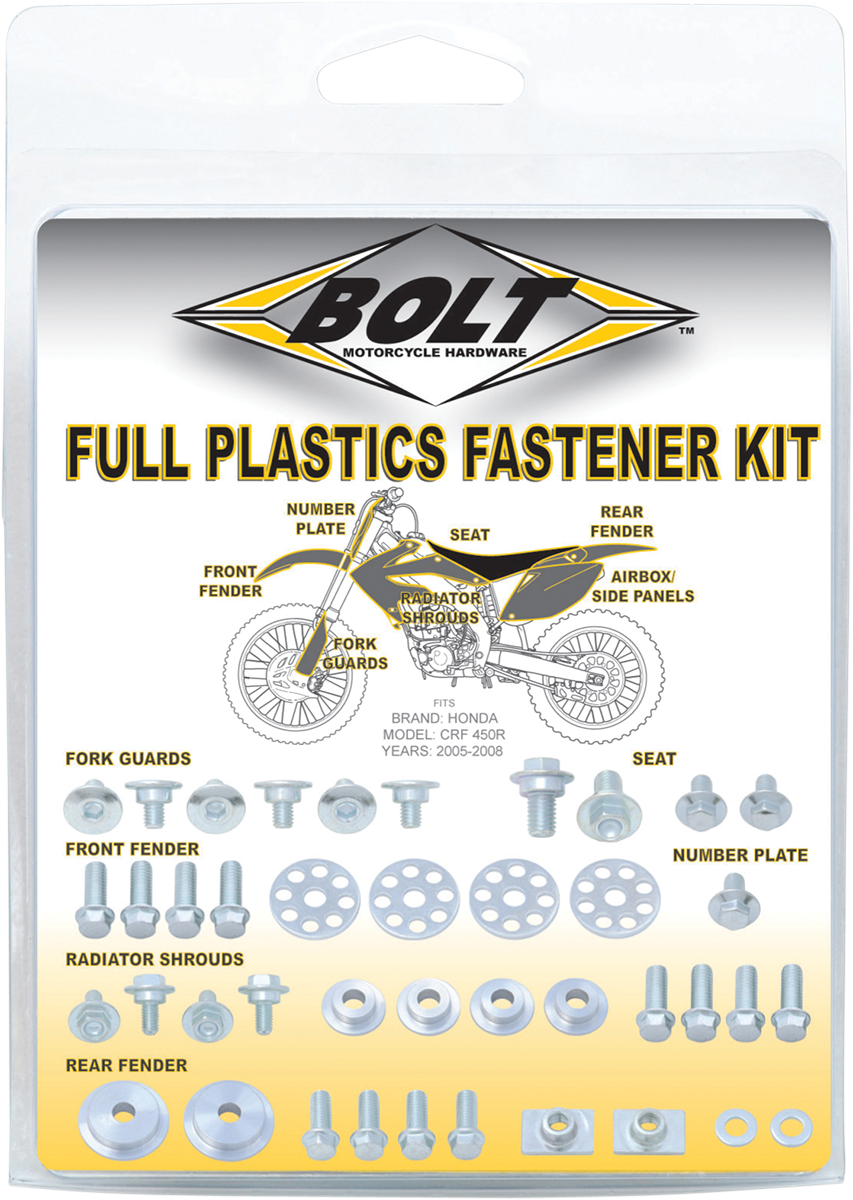 BOLT Body Work Fastener Kit - Honda HON-0007124