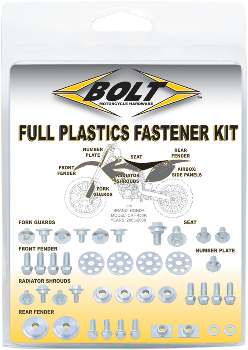 BOLT Body Work Fastener Kit - Kawasaki KAW-1600004