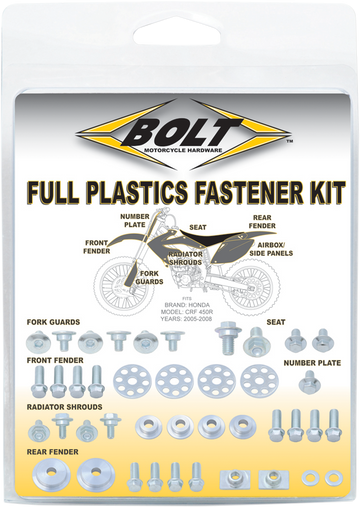 BOLT Body Work Fastener Kit - Kawasaki KAW-1600004