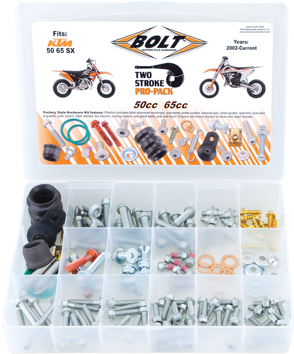 BOLT Pro Pack - European - KTM 50/65 SX EUPP-50/65