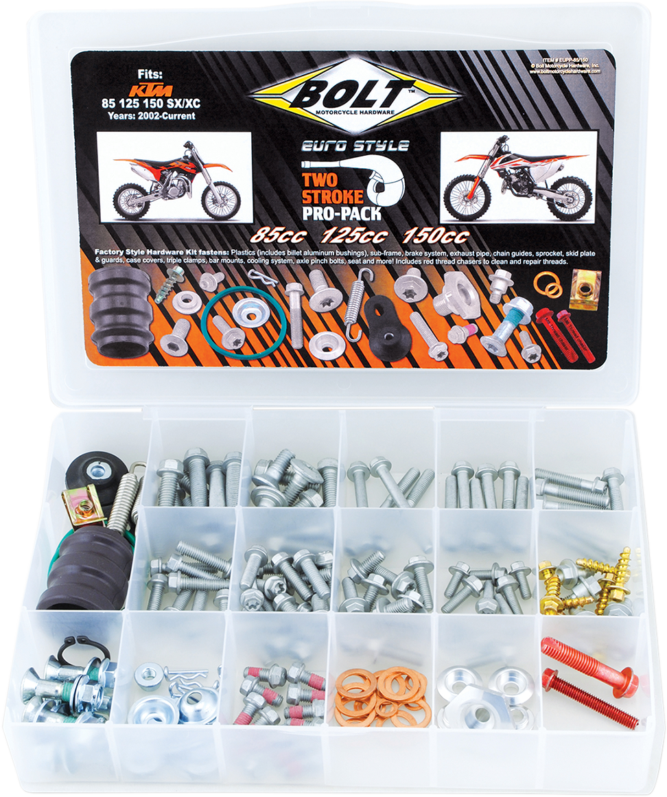 BOLT Pro Pack - European - KTM 85/125/150 SX/XC EUPP-85/150