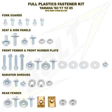 BOLT Body Work Fastener Kit - Yamaha YAM-021785