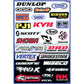 FACTORY EFFEX Decal Kit - Sponsor A 10-68000
