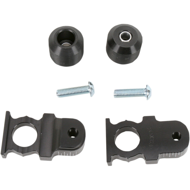 DRIVEN RACING Axle Block Sliders - Honda - Black DRAX-103-BK