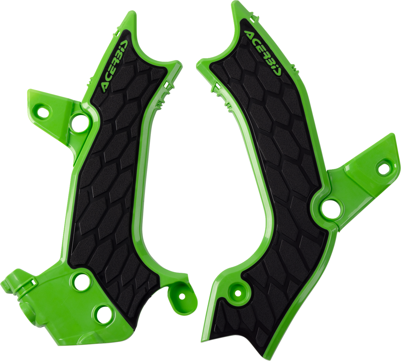 ACERBIS X-Grip Frame Guards - Green/Black - KX 450 2983671089