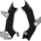 ACERBIS X-Grip Frame Guards - Silver/Black - KX 450 2983671015