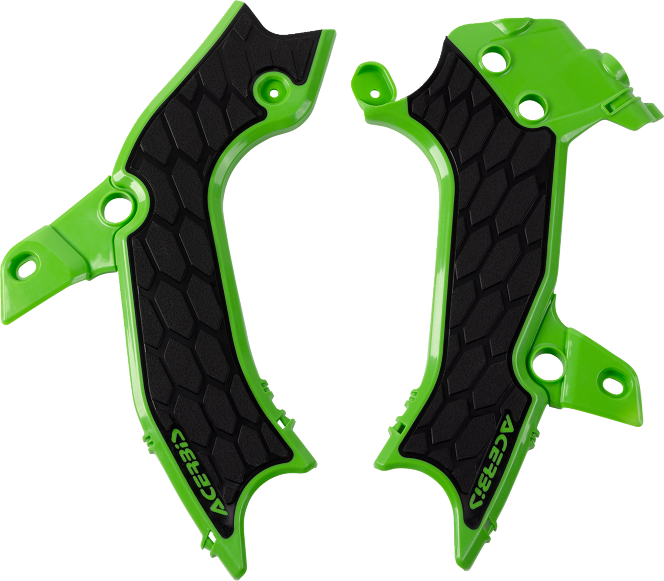 ACERBIS X-Grip Frame Guards - Green/Black - KX 450 2983671089