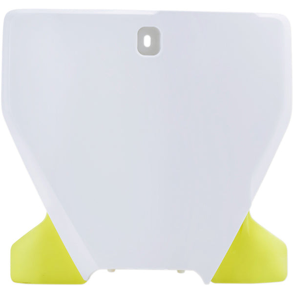 Acerbis Front Number Plate - '20 White/Yellow 2726576814