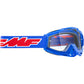 FMF Youth PowerBomb Goggles - Rocket - Blue - Clear F-50047-00002