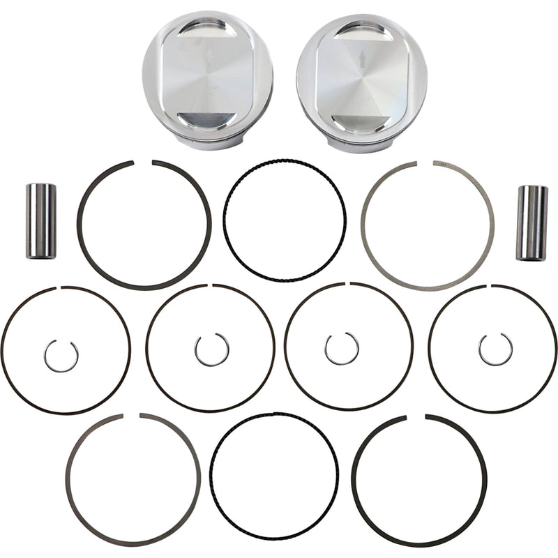 JE Pistons Piston Kit - 95" - Twin Cam 324720 | JE Pistons | Piston & Ring Kits