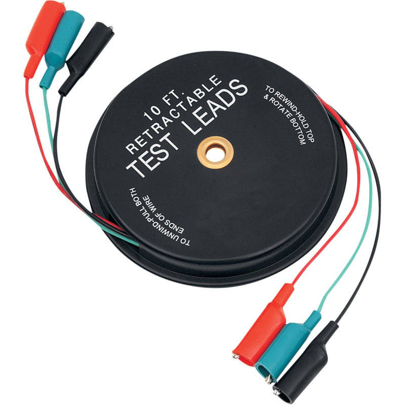 Lang Tools Test Leads - Electrical System - Retractable - 10' 1129 | Lang Tools | Electrical System Tools