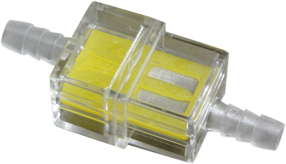 HELIX In-Line Fuel Filters - Yellow - 1/4" - Display of 21 118-9212