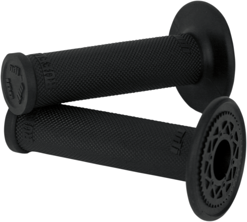 ODI Ruffian MX Single-Ply Grips - No Waffle - Black H00RFB