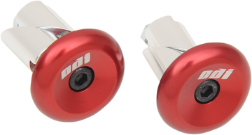 ODI Aluminum Handlebar End Plug - Red F71APR