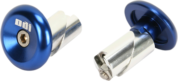 ODI Aluminum Handlebar End Plug - Watercraft - Blue L71APU