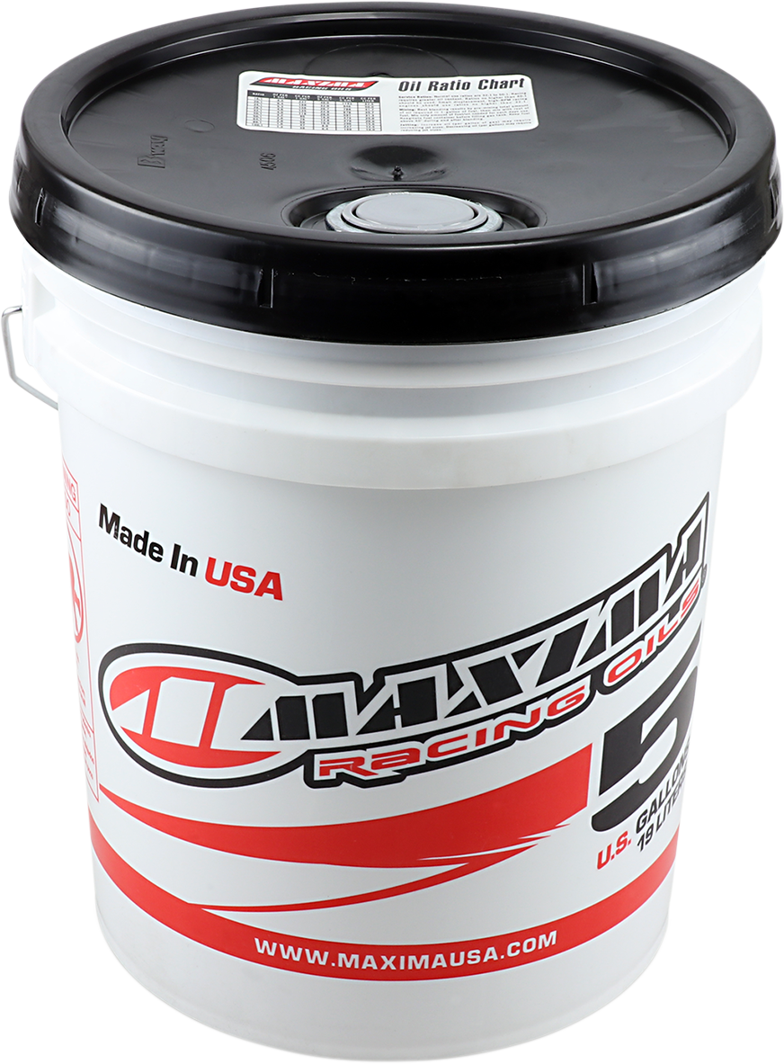 MAXIMA RACING OIL Super M Premix 2T Oil - 5 U.S. gal. - Pail 20505 by Maxima Racing Oil 2 Stroke Engine Oils