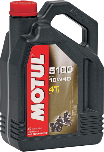 MOTUL 5100 4T Synthetic Blend Oil - 10W-40 - 4L 104068