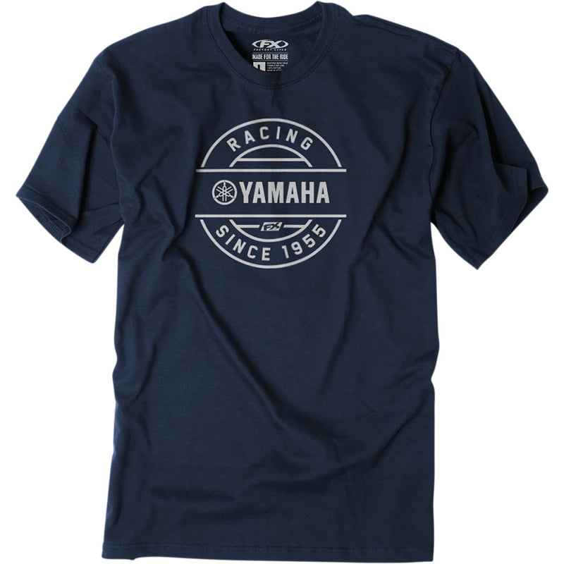 FACTORY EFFEX Yamaha Crest T-Shirt - Navy - Medium 25-87202