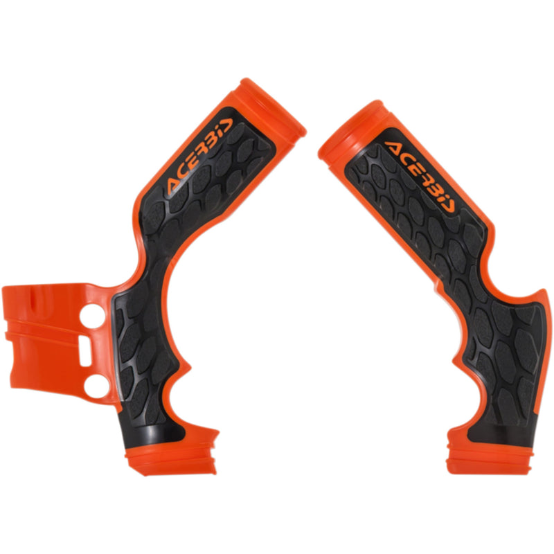 Acerbis X-Grip Frame Guards - '16 Orange/Black - Gas Gas | Husqvarna | KTM 2688765225