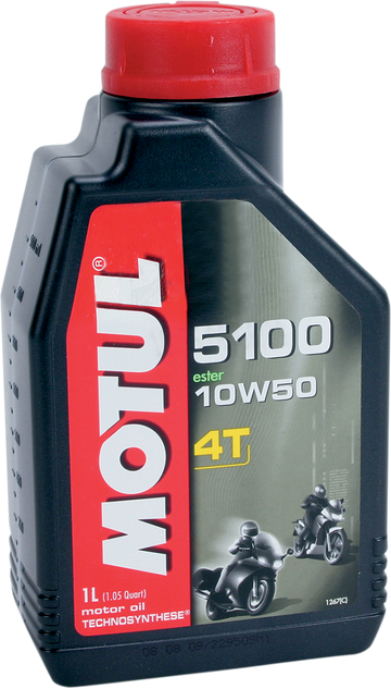 MOTUL 5100 4T Synthetic Blend Oil - 10W-50 - 1L 104074