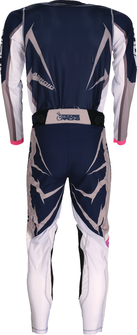 MOOSE OFFROAD Agroid Jersey - Navy/White - Large 2910-8140