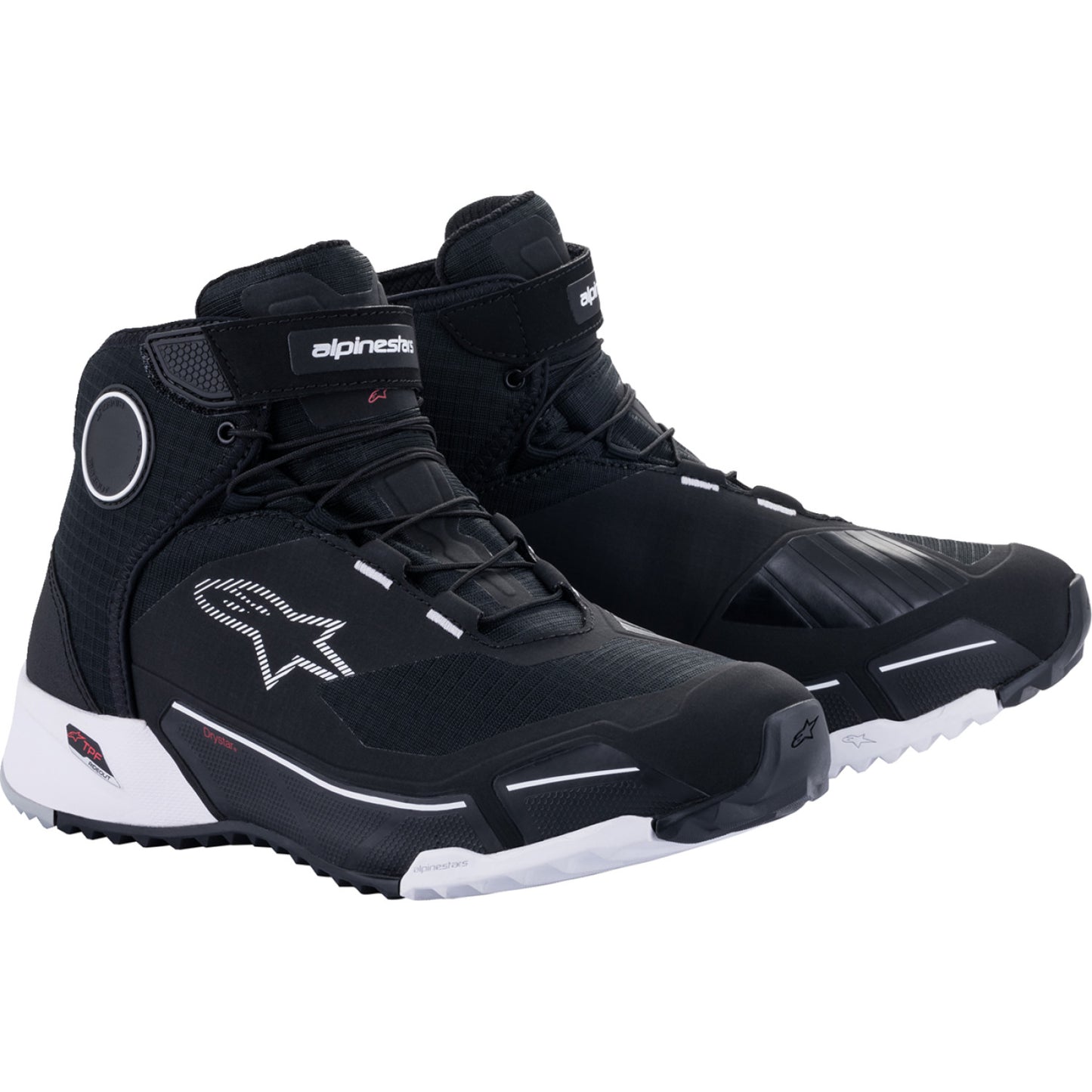 ALPINESTARS CR-X Drystar? Shoes - Black/White - US 9.5 261182019.5