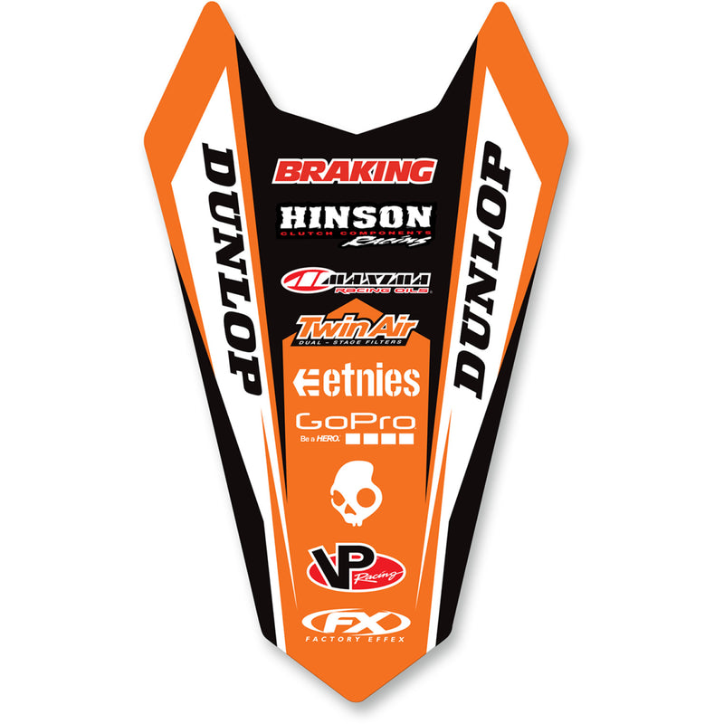 FACTORY EFFEX Rear Fender Graphic - KTM 17-32502