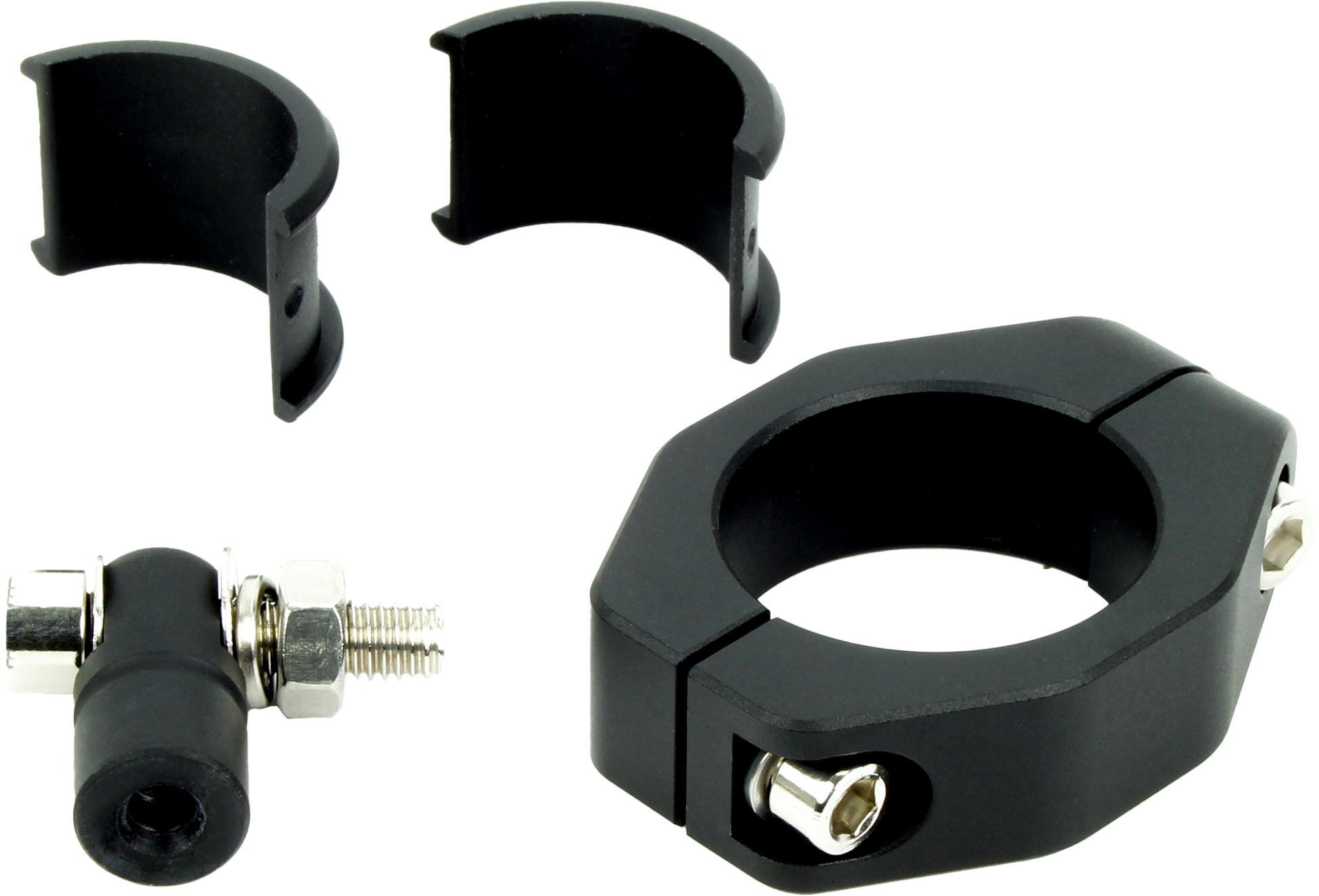 Aux Driving Lights Kit 1.25" Bar Mnt. White Pr.