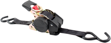 ERICKSON Retractable Ratchet Tie-Downs - 6' - Black 34413