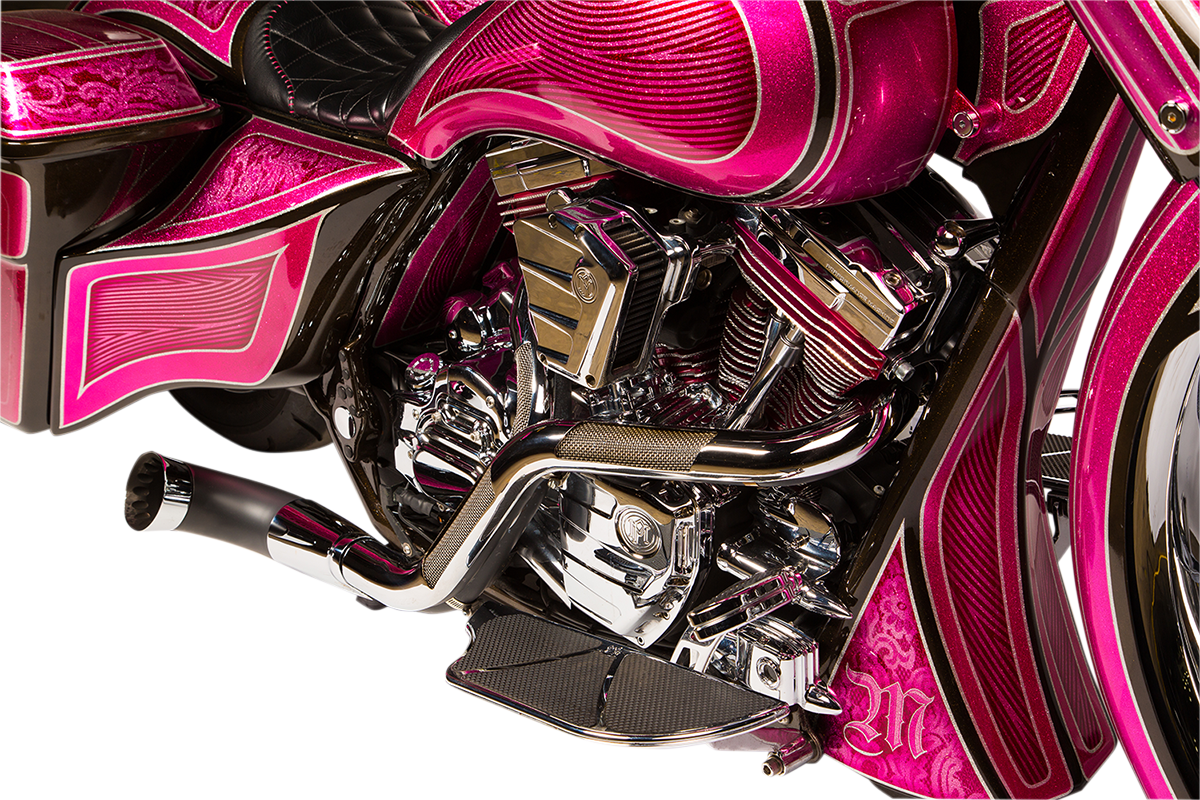 TRASK 2-into-1 Nasty Bastard Exhaust System - Chrome - '97-'16 FL TM-5700CH