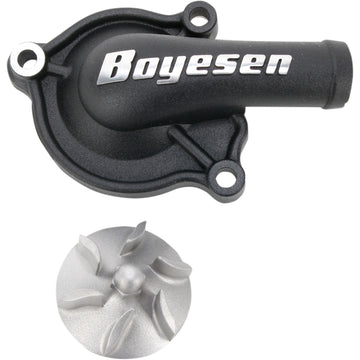 BOYESEN Impeller/Waterpump Cover - Black - Honda WPK06AB
