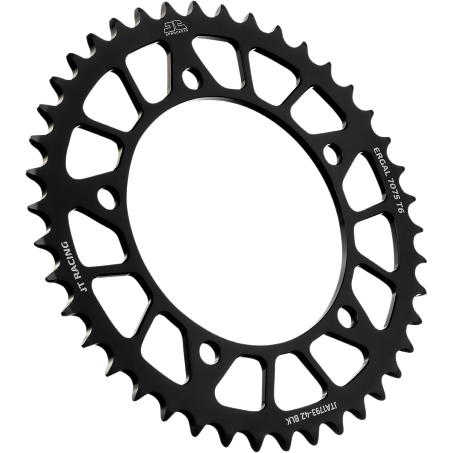 JT SPROCKETS Rear Sprocket - Suzuki - Black - 42-Tooth JTA1793.42BLK by JT Rear Sprockets   Aluminum/Alloy