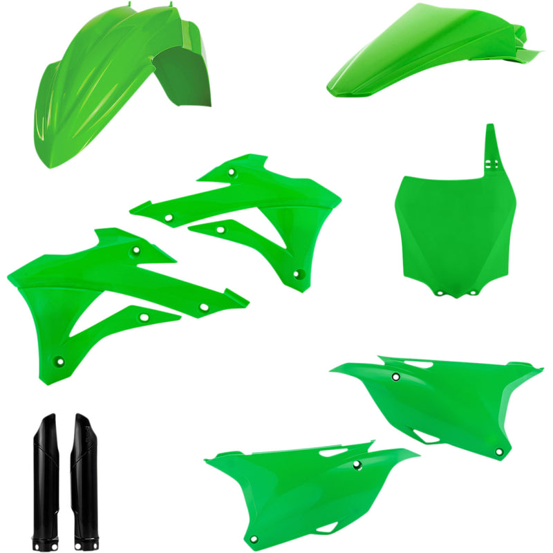 Acerbis Full Replacement Body Kit - OEM Green/Black 2374117118