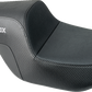 SLYFOX Drifter Tour Seat - Vinyl w/ Slipstop - Gray Logo - FL '23-'24 4685B-Slyfox