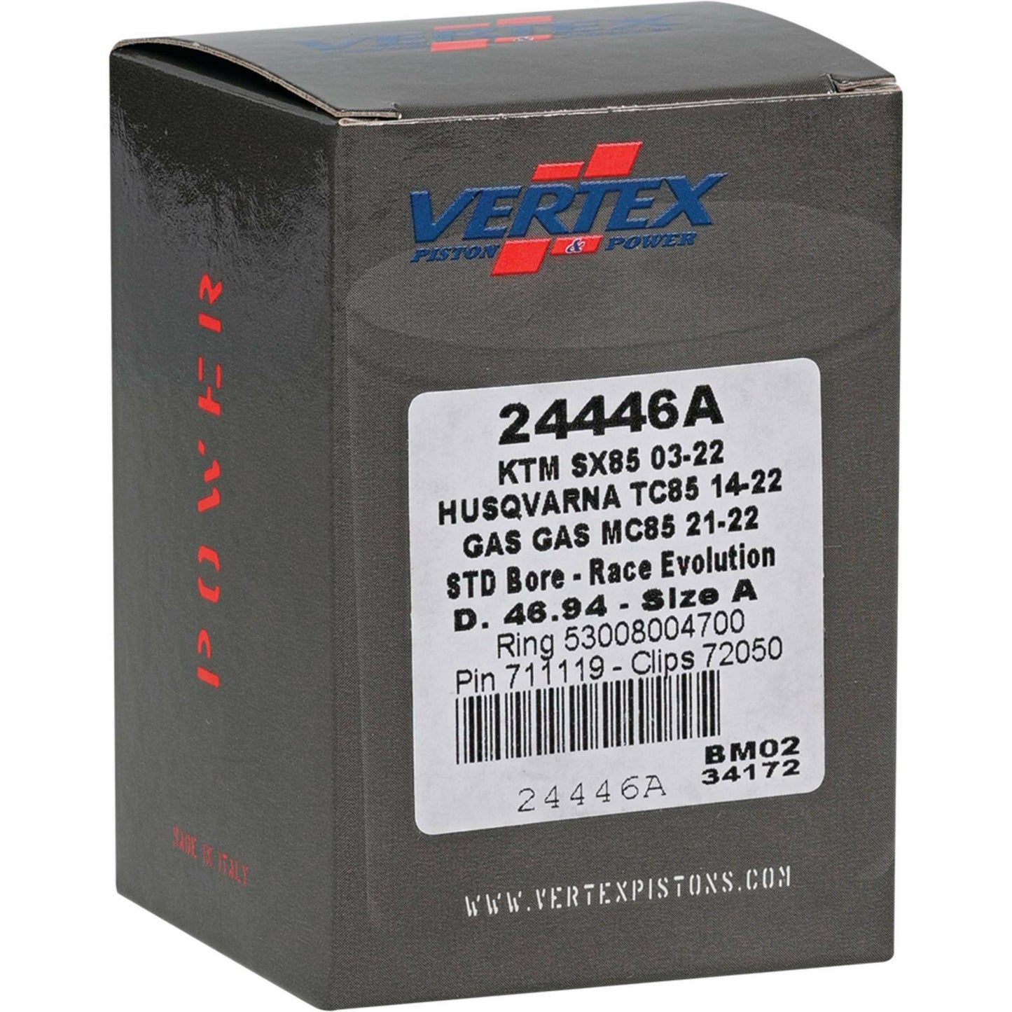 Piston Kit Cast Race Evolution 46.94/Std Ktm / Husq / Gas