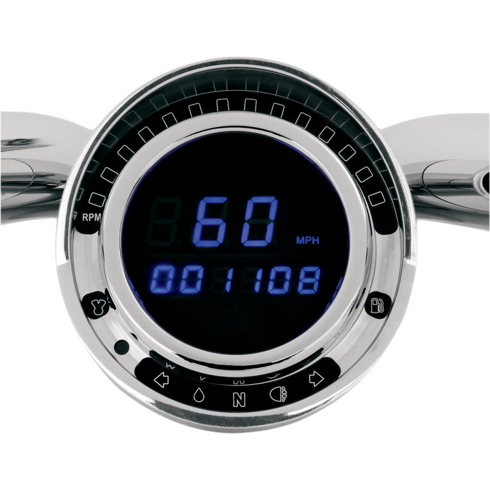 Dakota Digital Big Dog Direct Plug-In Speedometer - Blue LED BD-140