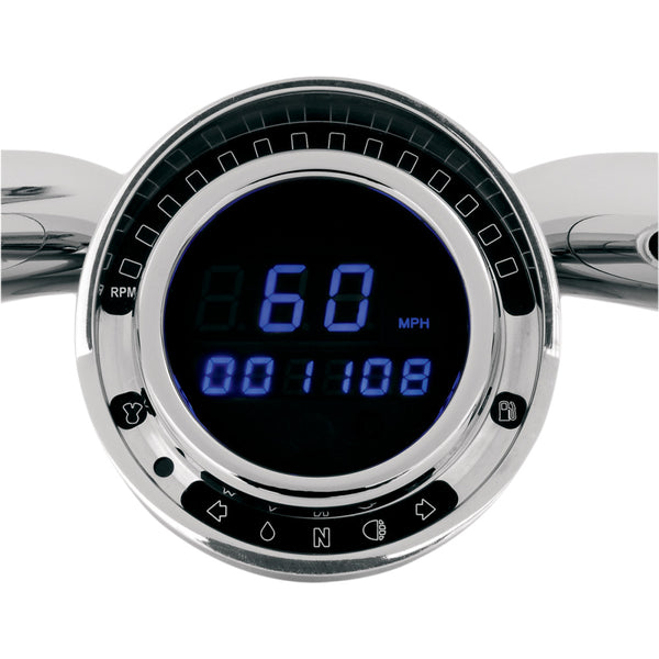Dakota Digital Big Dog Direct Plug-In Speedometer - Blue LED BD-140