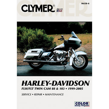CLYMER Manual - Harley-Davidson - FLH / FLT Twin Cam 88 '99-'05 CM4304